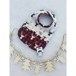 Baby girl Christmas bib